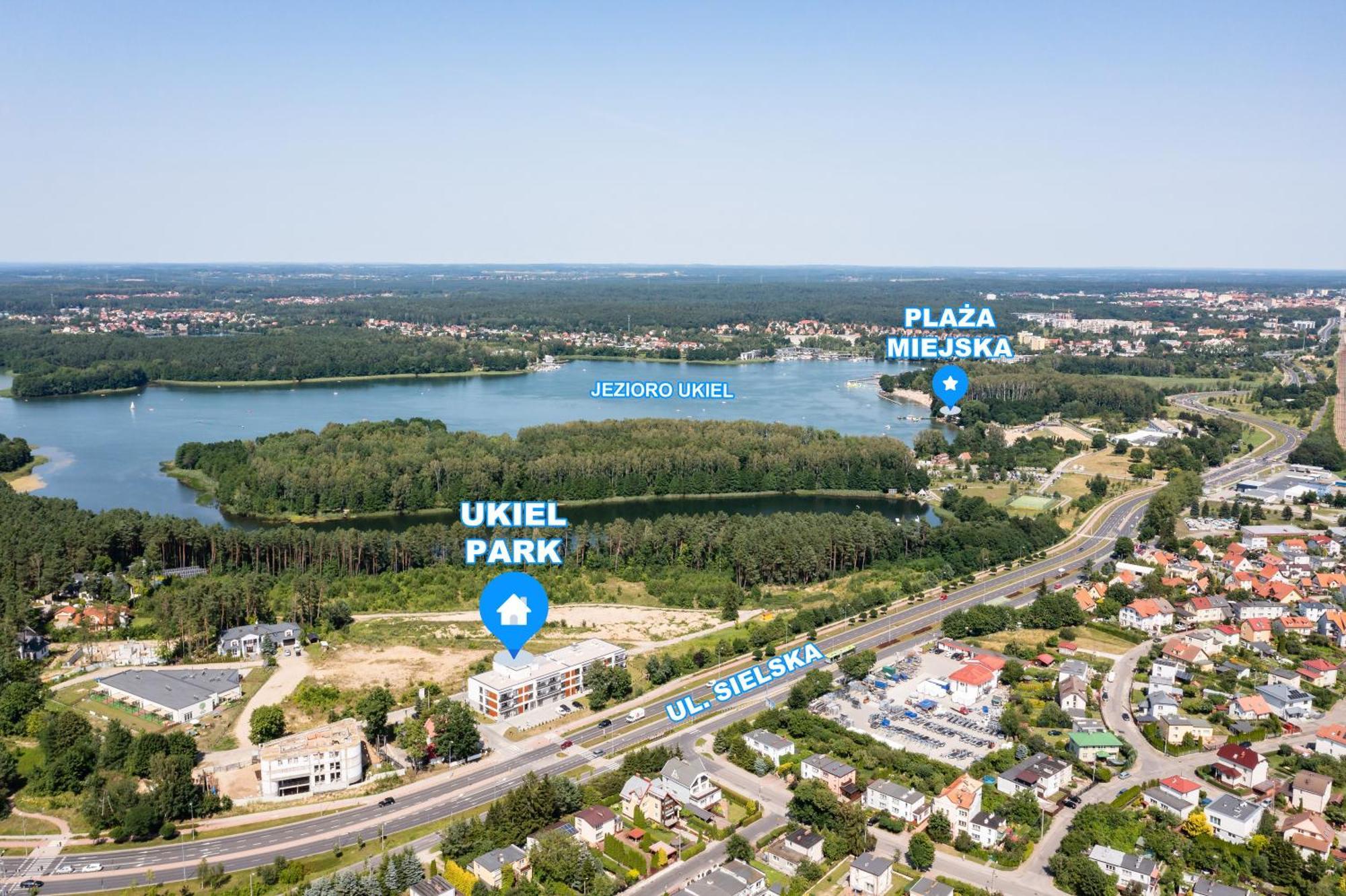 Apartament Ukiel Park 7 Przy Plazy Miejskiej - Klimatyzacja,Free Parking,Fv Olsztyn  Buitenkant foto